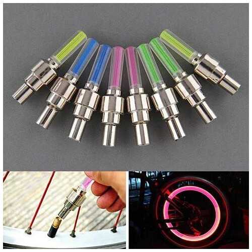 4pc Pack LED NEON COLORED Lights for Bikes, Cars and Motorcycle - Color: Green