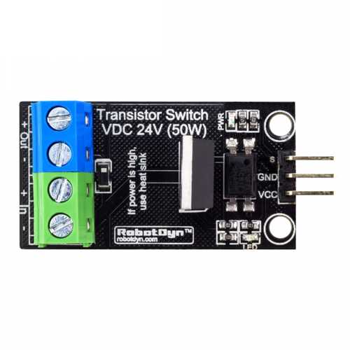 3Pcs RobotDyn? Transistor MOSFET DC Switch Module 5V Logic DC 24V 30A With Optocouplers
