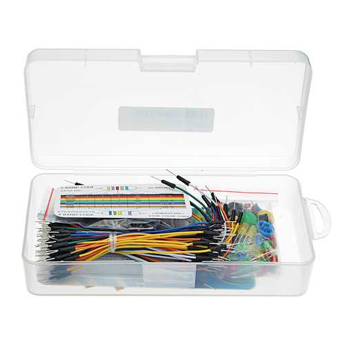 AOQDQDQD? Resistor Buzzer Breadboard LED Dupont Cable Electronic Element Starter Kits