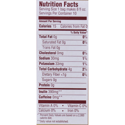 Teeccino Organic Herbal Coffee - Dandelion Dark Roast - 10 Bags - Case of 6