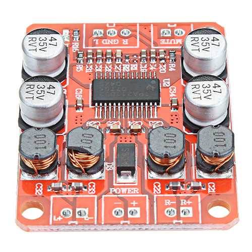 5pcs TPA3110 DC 8-26V 12V 24V 2x15W Dual Channel Stereo Digital Power Amplifier Board Module For 4/6/8/10 Ohm Speaker