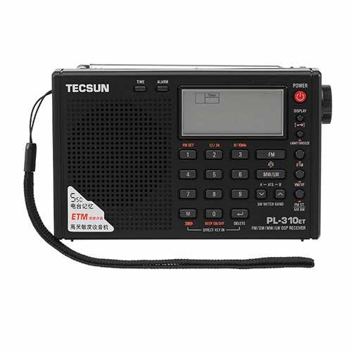 Tecsun PL-310ET Full Band Digital Demodulator FM AM SW LW Stereo Radio Receiver