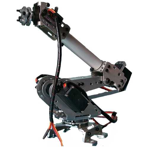 6DOF Mechanical Robot Arm Claw With Servos For Robotics  DIY Kit