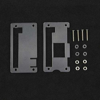 Tranparent Acrylic Case + Aluminum Heat Sink  For Raspberry Pi Zero W/V1.3