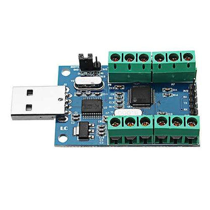USB Interface 10 Channel 12Bit AD Sampling Data Acquisition STM32 UART Communication ADC Module