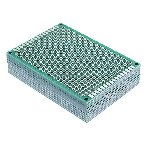 Geekcreit? 10pcs 50x70mm FR-4 2.54mm Double Side Prototype PCB Printed Circuit Board