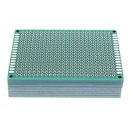 Geekcreit? 10pcs 50x70mm FR-4 2.54mm Double Side Prototype PCB Printed Circuit Board