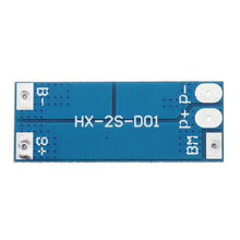 Cargar imagen en el visor de la galería, 2S 7.4V 8A Peak Current 15A 18650 Lithium Battery Protection Board With Over-Charge Discharge Protection Function
