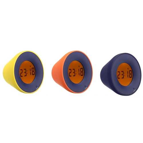Multifuntional Digital Magic Sway Snooze Alarm Clock Thermometer ??/? Hygrometer Date Two Backlight Colors Display Decor Gift