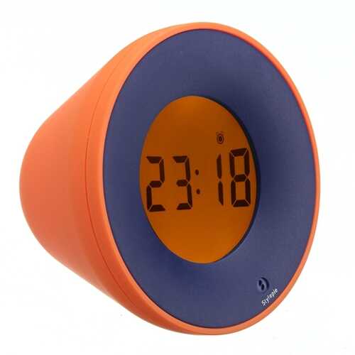 Multifuntional Digital Magic Sway Snooze Alarm Clock Thermometer ??/? Hygrometer Date Two Backlight Colors Display Decor Gift