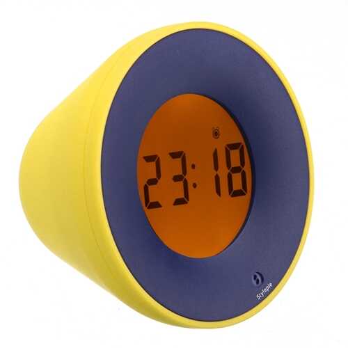 Multifuntional Digital Magic Sway Snooze Alarm Clock Thermometer ??/? Hygrometer Date Two Backlight Colors Display Decor Gift