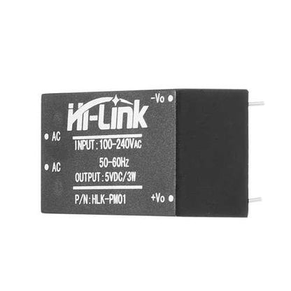 5Pcs HLK-PM01 AC-DC 220V To 5V Mini Power Supply Module Intelligent Household Switch Power Supply Module