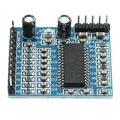 PT2314 Sound Quality Adjustment Module Voice Module IIC 6V-10V Audio Processing Module Geekcreit for Arduino - products that work with official Arduino boards