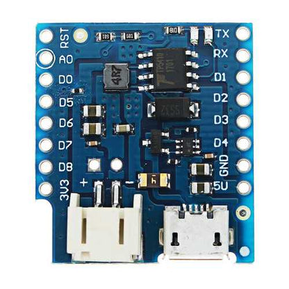 Battery Shield V1.2.0 Expansion Board For D1 Mini Single Lithium Battery Charging & Boost
