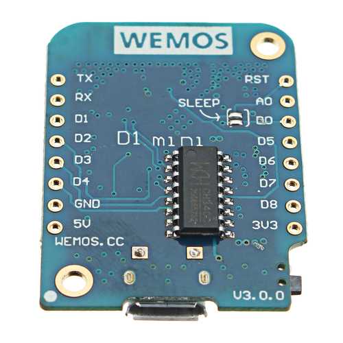 Geekcreit? D1 Mini V3.0.0 WIFI Internet Of Things Development Board Based ESP8266 4MB MicroPython Nodemcu