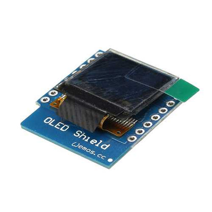 5Pcs 0.66 Inch OLED Shield For D1 Mini 64X48 IIC I2C