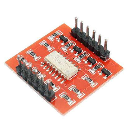 5Pcs A87 4 Channel Optocoupler Isolation Module High And Low Level Expansion Board Geekcreit for Arduino - products that work with official Arduino boards