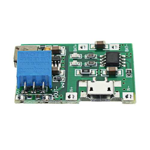 Geekcreit? 3.7V 9V 5V 2A Adjustable Step Up 18650 Lithium Battery Charging Discharge Integrated Module