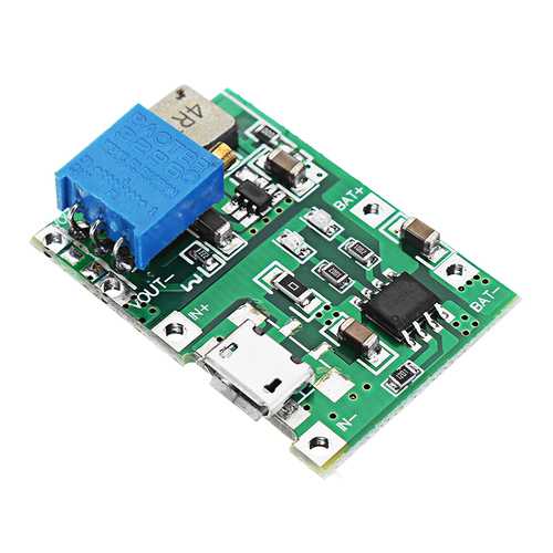 Geekcreit? 3.7V 9V 5V 2A Adjustable Step Up 18650 Lithium Battery Charging Discharge Integrated Module