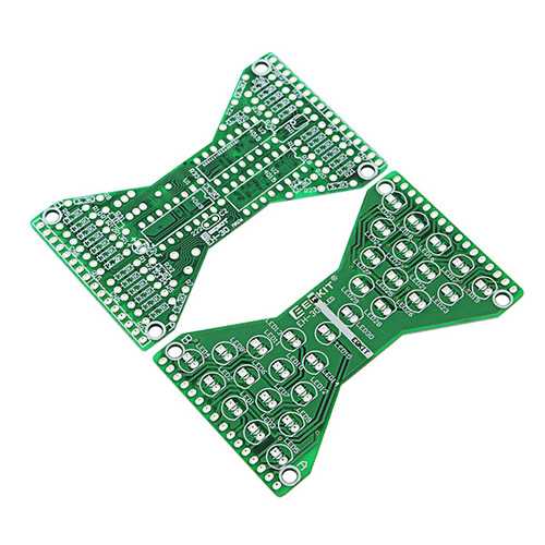 5Pcs DIY Electronic Hourglass Kit Soldering Practice Spare Parts DC3.3-5V Speed Adjustable