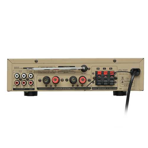 Sunbuck AV-580USB/BT 200W bluetooth 5CH Amplifier Support FM Radio USB SD Card
