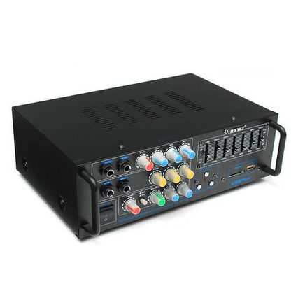 Qinxwz KA-639 Professional Home Audio 1200 Watt Stereo Power Amplifier Support USB SD Card