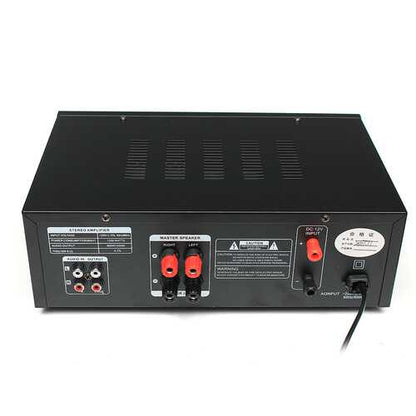 Qinxwz KA-639 Professional Home Audio 1200 Watt Stereo Power Amplifier Support USB SD Card