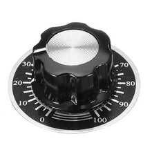 Load image into Gallery viewer, 10 Sets MF-A03 Bakelite Potentiometer Knob Cap Hat + 0-100 Digital Dial Scale Plate
