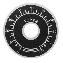 Load image into Gallery viewer, 10 Sets MF-A03 Bakelite Potentiometer Knob Cap Hat + 0-100 Digital Dial Scale Plate
