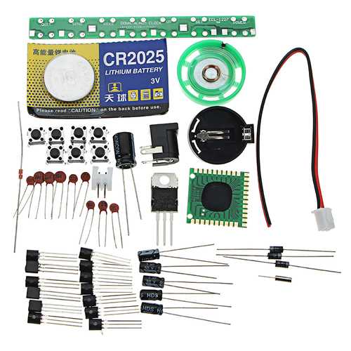 EQKIT? DC9-12V Electronic Calendar Soldering Kit High Precision DIY Clock Kit