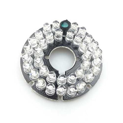 36pcs 850nm LEDs CCTV F5 Infrared Illuminator IR 90 Degrees Bulb Board for Bullet CCTV Camera