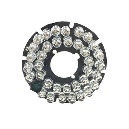 36pcs 850nm LEDs CCTV F5 Infrared Illuminator IR 90 Degrees Bulb Board for Bullet CCTV Camera