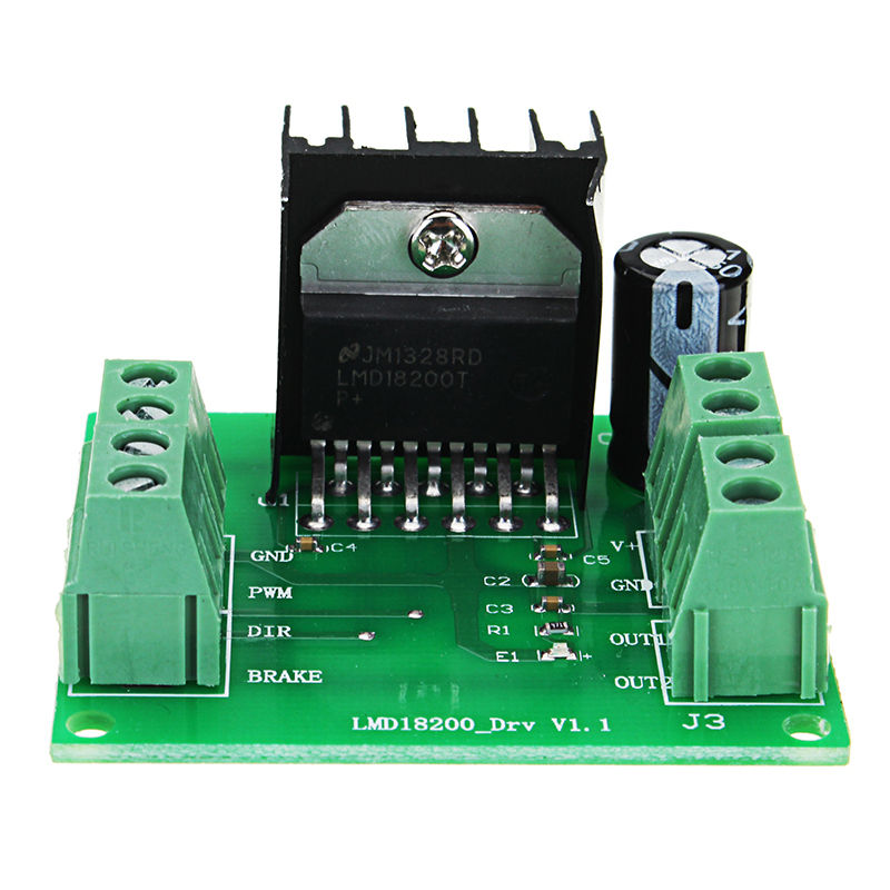 3A 75W DC PWM Speed Adjustable Motor Driver Module LMD18200T Geekcreit for Arduino - products that work with official Arduino boards