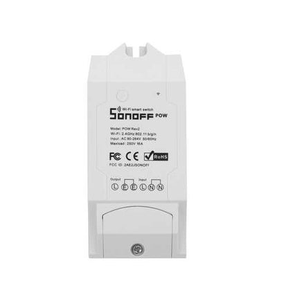 SONOFF? POW R2 AC90-250V 15A 3500W WIFI Wireless APP Remote Control Switch Timer Socket Power Monitor Current Tester Works with Amazon Alexa Amazon Tap Google Home Nest Assistant IFTTT
