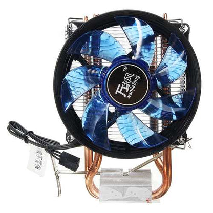 Core LED CPU Quiet Fan Cooler Heatsink Cooling Equipment