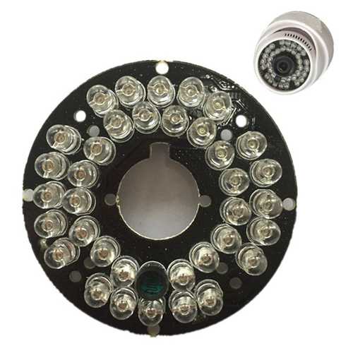 36 LED IR Lights 850nm Width Conch Hemisphere Camera Infrared Illuminator Board