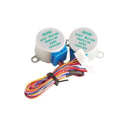 KittenBot? 2Pcs 28BYJ-48 5V DC Stepper Motor 4 Phase 5 Line for Smart Robot DIY Part