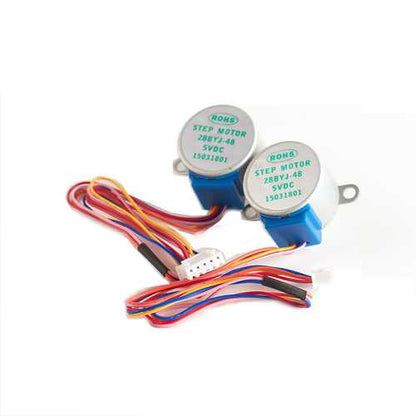 KittenBot? 2Pcs 28BYJ-48 5V DC Stepper Motor 4 Phase 5 Line for Smart Robot DIY Part