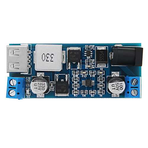 5Pcs XH-M249 DC5V 6A Step Down Module 12V/24V to 5V Power Supply USB Charging 5A 30W