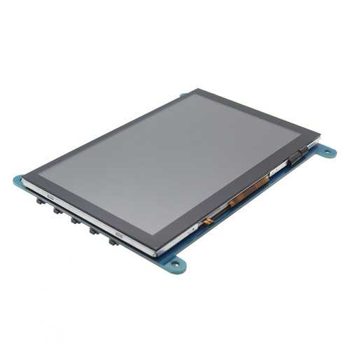 5 Inch 800x480 HDMI Touch Capacitive LCD Screen With OSD Menu For Raspberry Pi 3 B+ / BB Black