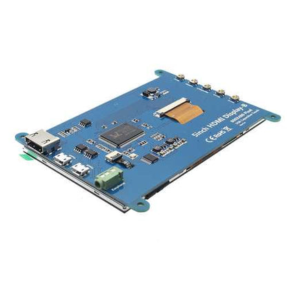 5 Inch 800x480 HDMI Touch Capacitive LCD Screen With OSD Menu For Raspberry Pi 3 B+ / BB Black