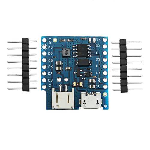 5pcs Wemos? Battery Shield V1.2.0 For Wemos D1 Mini Single Lithium Battery Charging & Boost Module