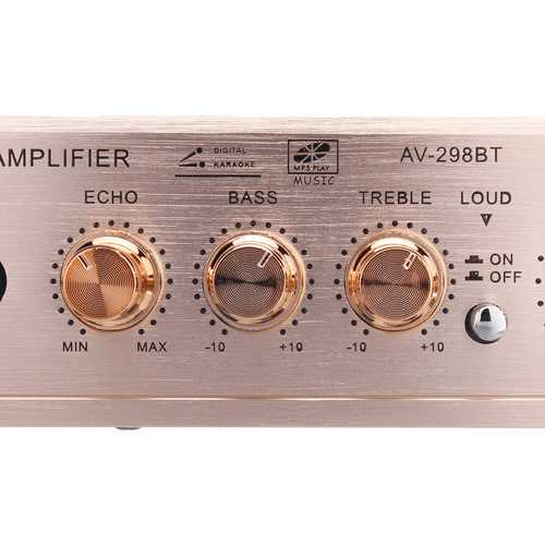 Sunbuck AV-298BT 220V 720W 5CH bluetooth Stereo AV Surround Amplifier FM AM Karaoke Cinema
