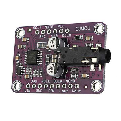 CJMCU-1334 UDA1334A I2S Audio Stereo Decoder Module Board 3.3V - 5V CJMCU for Arduino - products that work with official Arduino boards