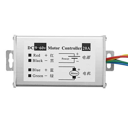 3pcs DC 9-60V 20A 1200W High Power Motor Speed Regulator Speed Controller Pulse Width Modulator PWM Control Switch Adjustable Speed Driver Board