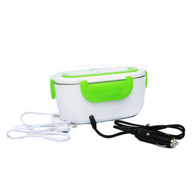12V 24V/110V 220V  Portable Dual Use Home Car Truck Electric Heating Lunch Box Thermal Food Warmer Container Mini Rice Cooker