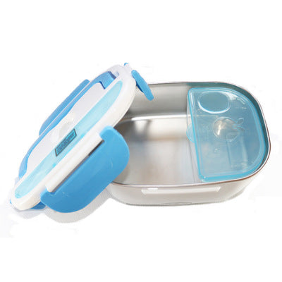 12V 24V/110V 220V  Portable Dual Use Home Car Truck Electric Heating Lunch Box Thermal Food Warmer Container Mini Rice Cooker