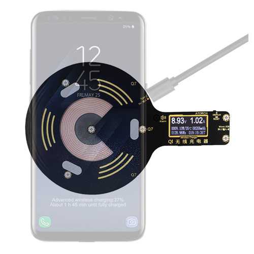 Qi QC2.0/3.0 Wireless 10W Fast Charger Mobile Phone Tester For Apple Huawei Voltage and Current Display
