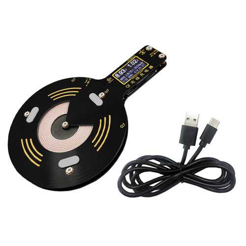 Qi QC2.0/3.0 Wireless 10W Fast Charger Mobile Phone Tester For Apple Huawei Voltage and Current Display