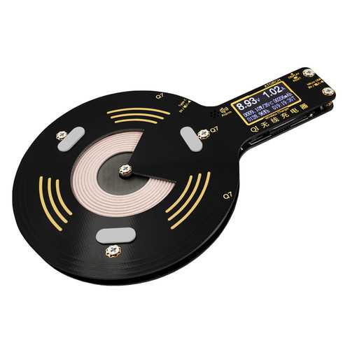 Qi QC2.0/3.0 Wireless 10W Fast Charger Mobile Phone Tester For Apple Huawei Voltage and Current Display